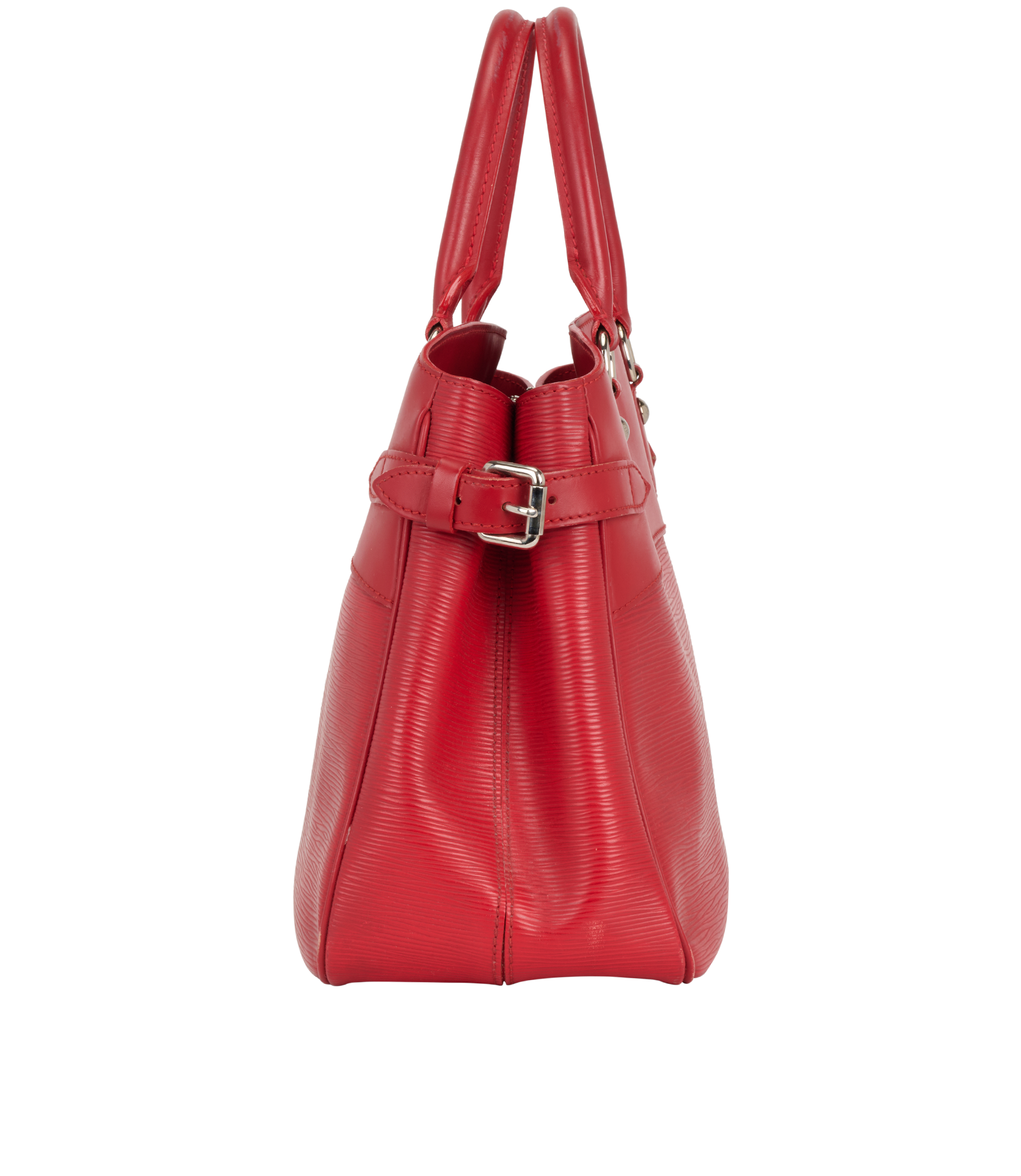 Passy Tote, &pound;495, Handbags, Red, Leather, Side view